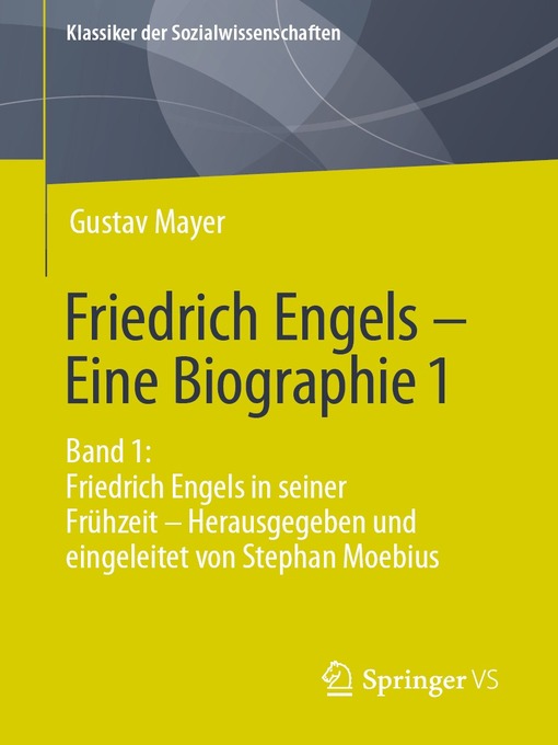 Title details for Friedrich Engels – Eine Biographie 1 by Gustav Mayer - Available